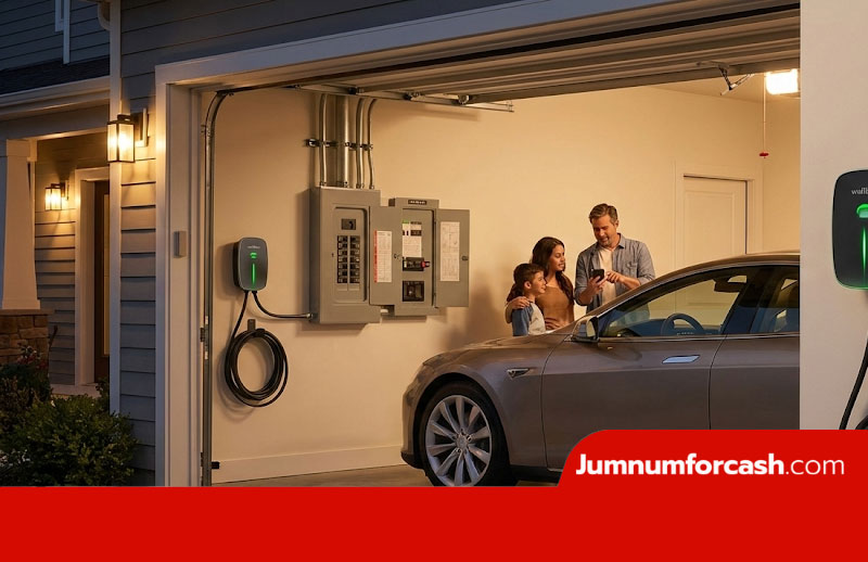 ภาพรวมของการชาร์จรถยนต์ไฟฟ้าที่บ้าน